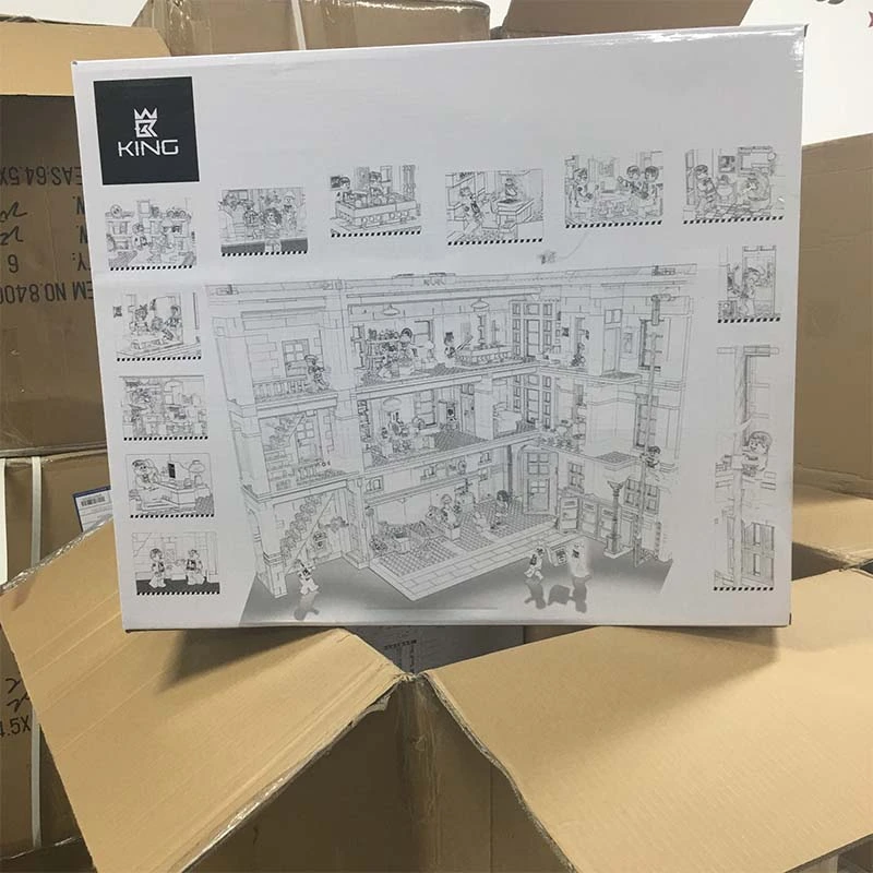 Creator Expert Street View Firehouse Headquarters 4705Pcs Moc Model Modualr Building Blocks Bricks Toys 16001 83001 75827 180040