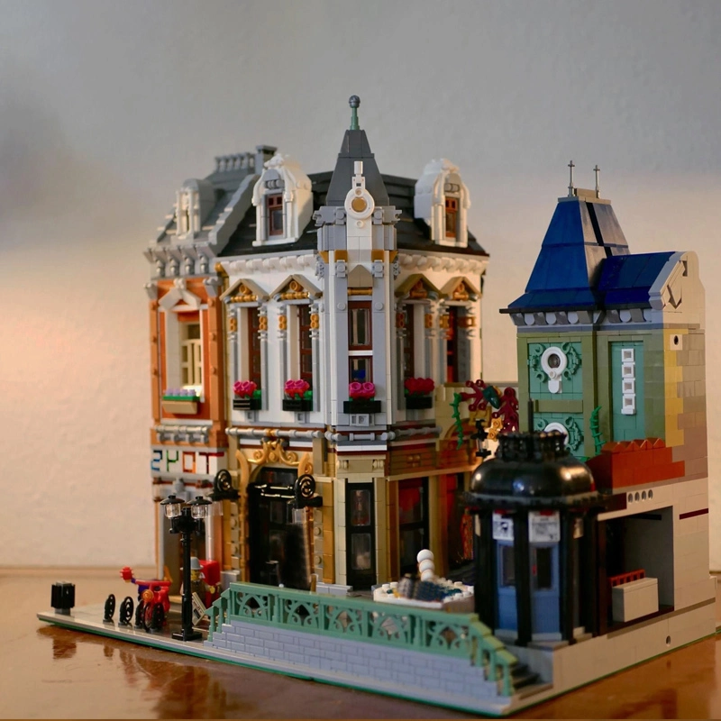 Jiestar Creator Expert Street View Toys Store Afol Square 5290Pcs Moc Model Modular  Building Blocks Bricks Toys 89112