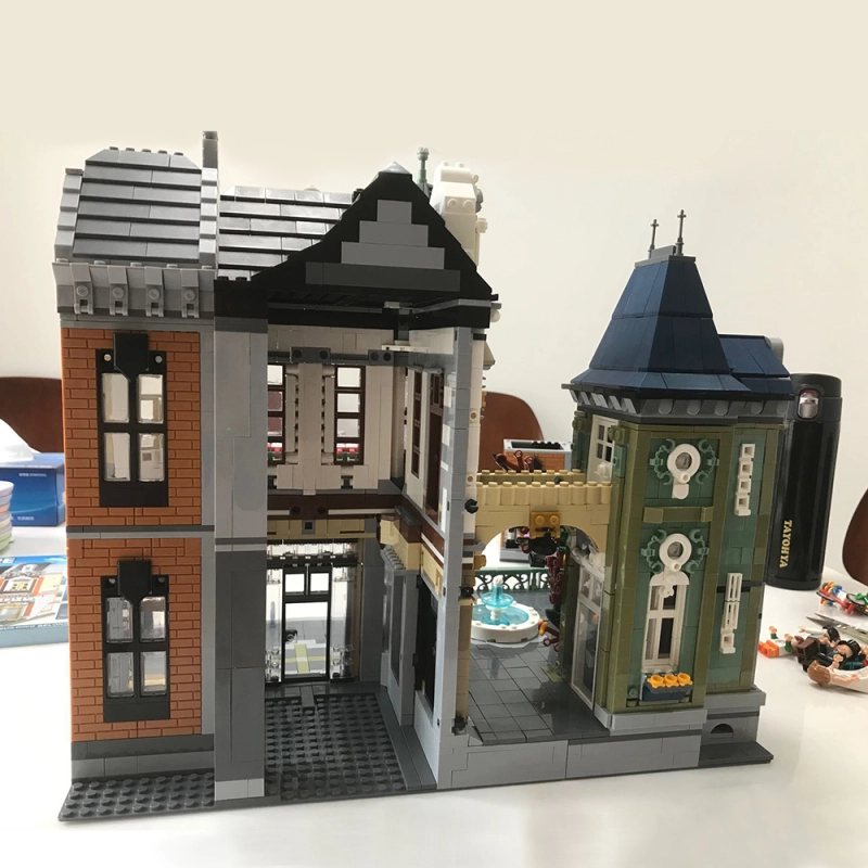 Jiestar Creator Expert Street View Toys Store Afol Square 5290Pcs Moc Model Modular  Building Blocks Bricks Toys 89112