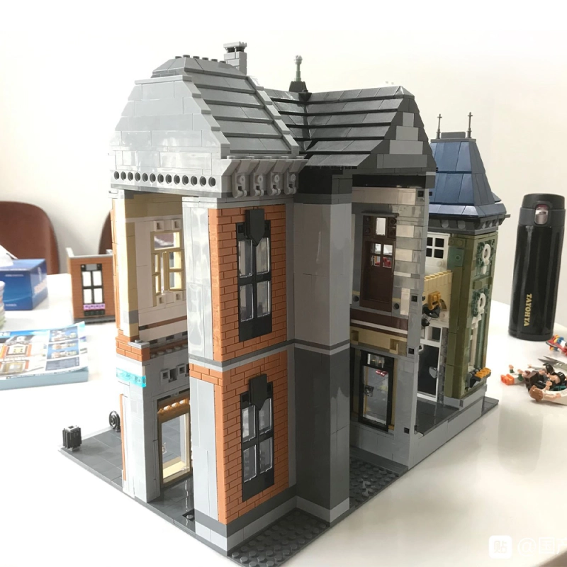 Jiestar Creator Expert Street View Toys Store Afol Square 5290Pcs Moc Model Modular  Building Blocks Bricks Toys 89112