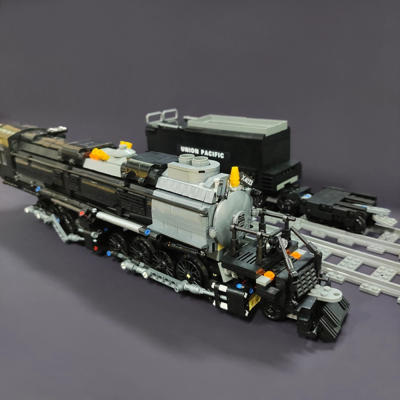 Jiestar Technic The Bigboy Steam Locomotive Train 1608Pcs Moc Model Modular Building Blocks Bricks Toys 59005