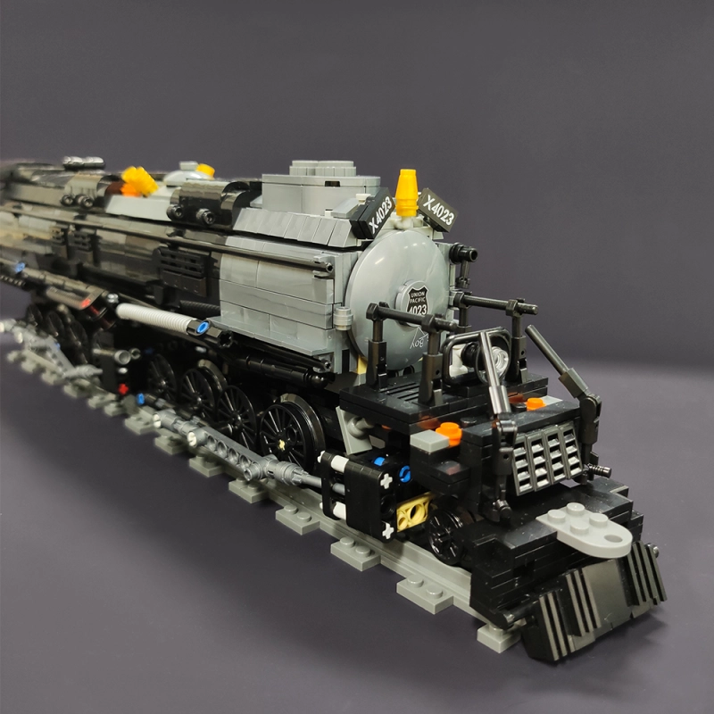 Jiestar Technic The Bigboy Steam Locomotive Train 1608Pcs Moc Model Modular Building Blocks Bricks Toys 59005