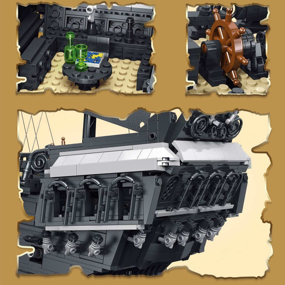 DK Pirates Of The Caribbean The Black Pearl 3423Pcs Moc