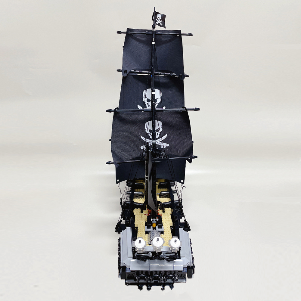 DK Pirates Of The Caribbean The Black Pearl 3423Pcs Moc Model Modular Building Blocks Bricks Toys DK6001