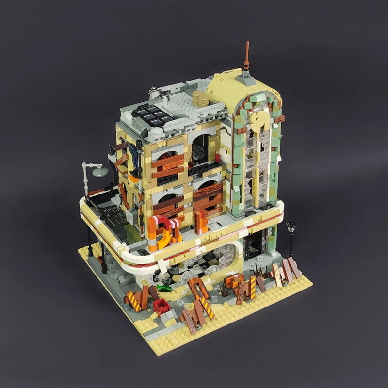 Creator Expert Street View Dooms Day Downtown Diner Zombie 2795Pcs 89101 Moc Model Modular Building Blocks Bricks 10260
