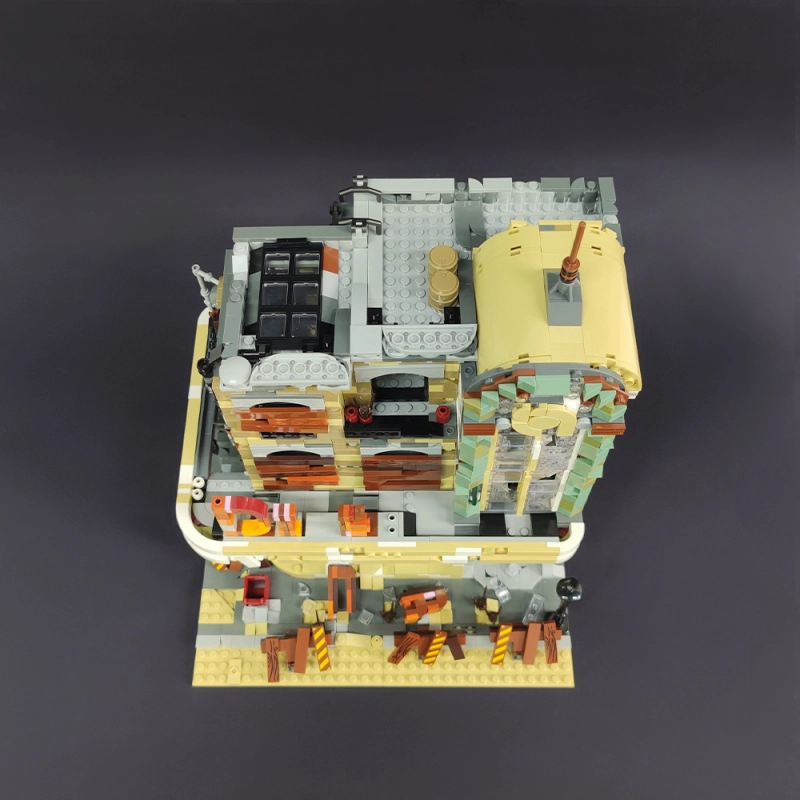 Creator Expert Street View Dooms Day Downtown Diner Zombie 2795Pcs 89101 Moc Model Modular Building Blocks Bricks 10260