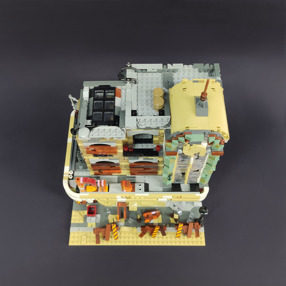 Creator Expert Street View Dooms Day Downtown Diner Zombie 2795Pcs 89101 Moc Model Modular Building Blocks Bricks 10260