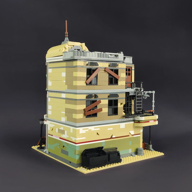 Creator Expert Street View Dooms Day Downtown Diner Zombie 2795Pcs 89101 Moc Model Modular Building Blocks Bricks 10260