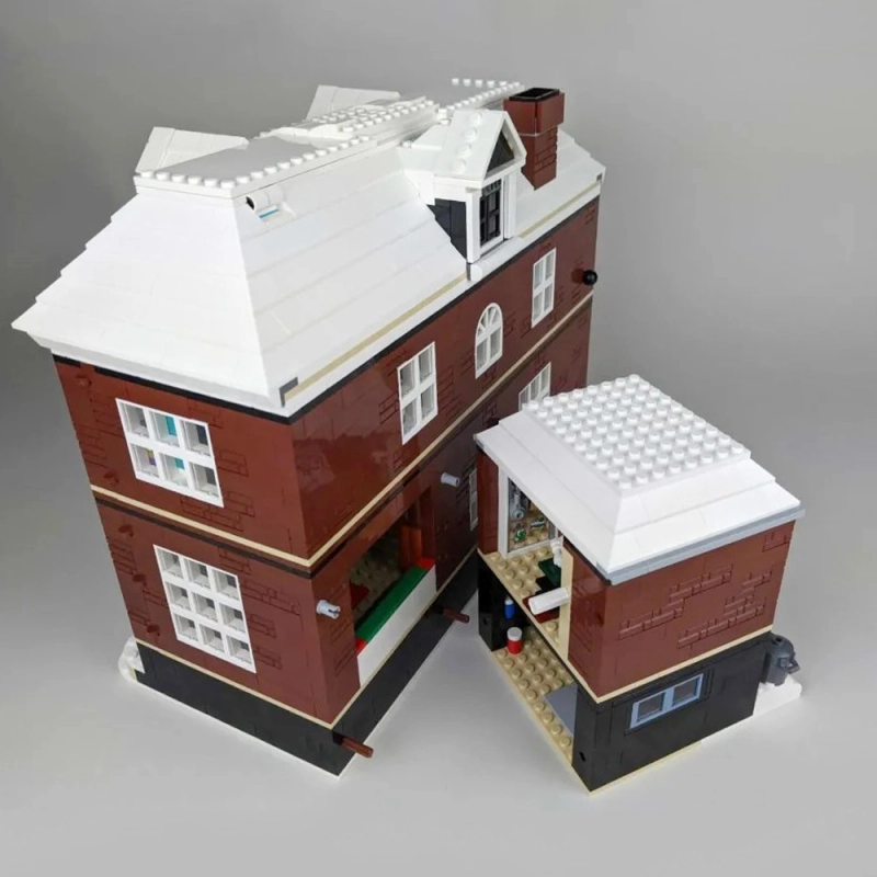 King Home Alone House 3955Pcs Moc Model Modular Building Blocks Bricks Toys 21330 A68478