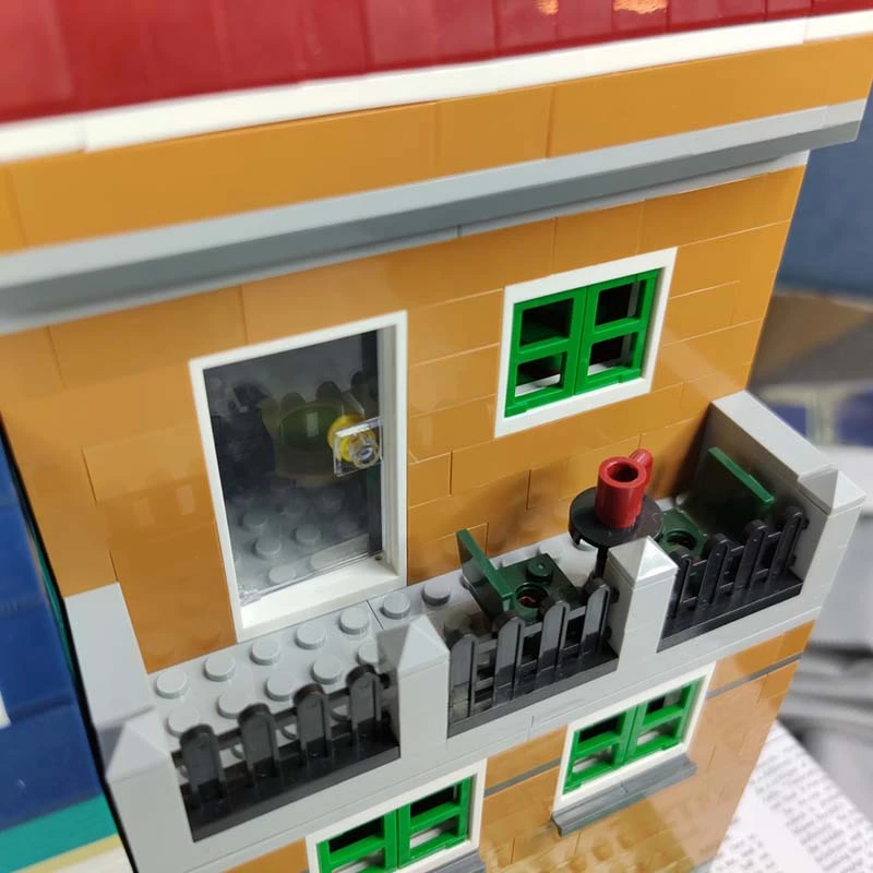 Creator Expert Street View Bookshop 2570Pcs Moc Model Modular Building Blocks Bricks Toys 10270 180155 10201 JJ001 2033 8501