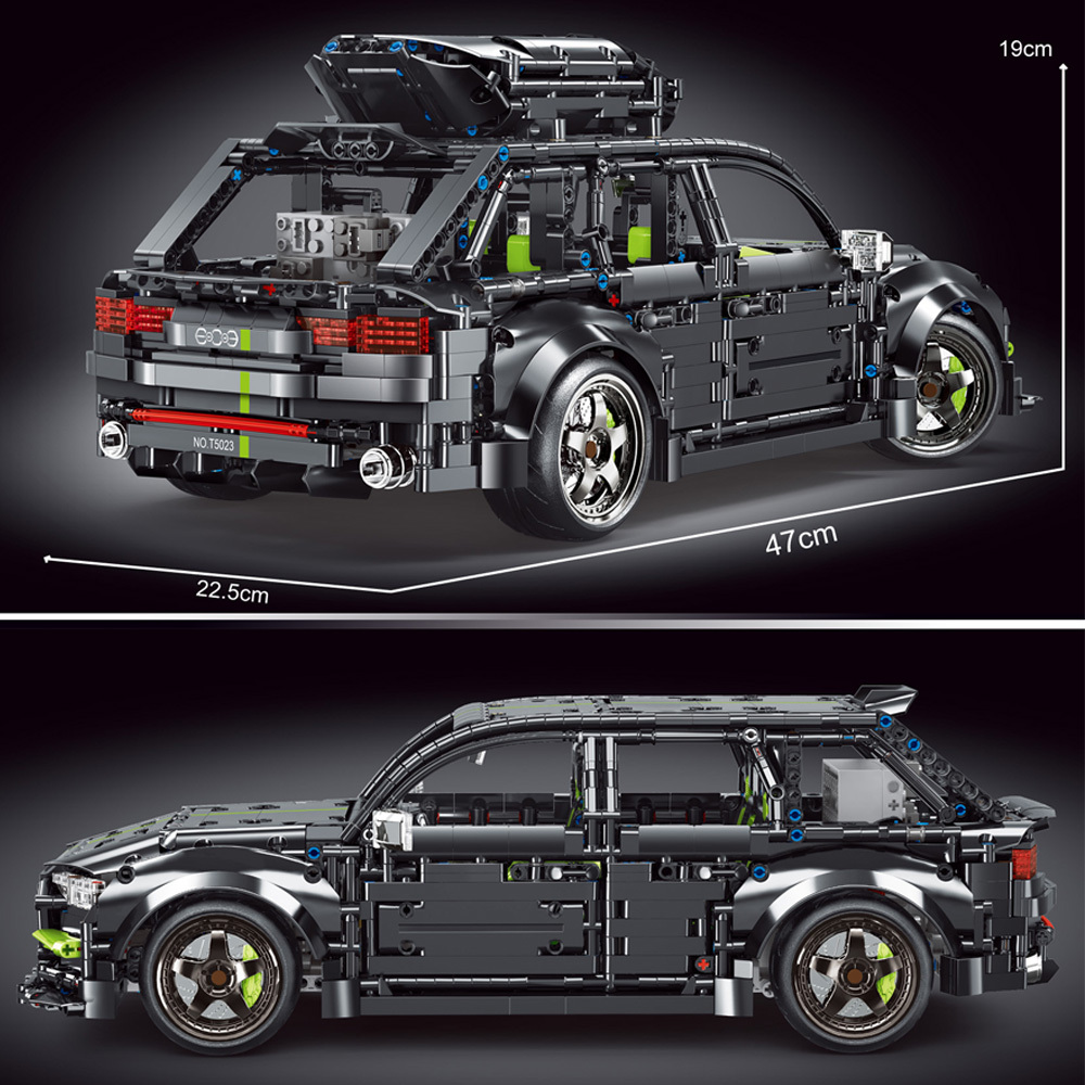 TGL Audi RS6 Avant Classic Car Super Car 2896Pcs Moc Model Modular Building Blocks Bricks Toys T5023