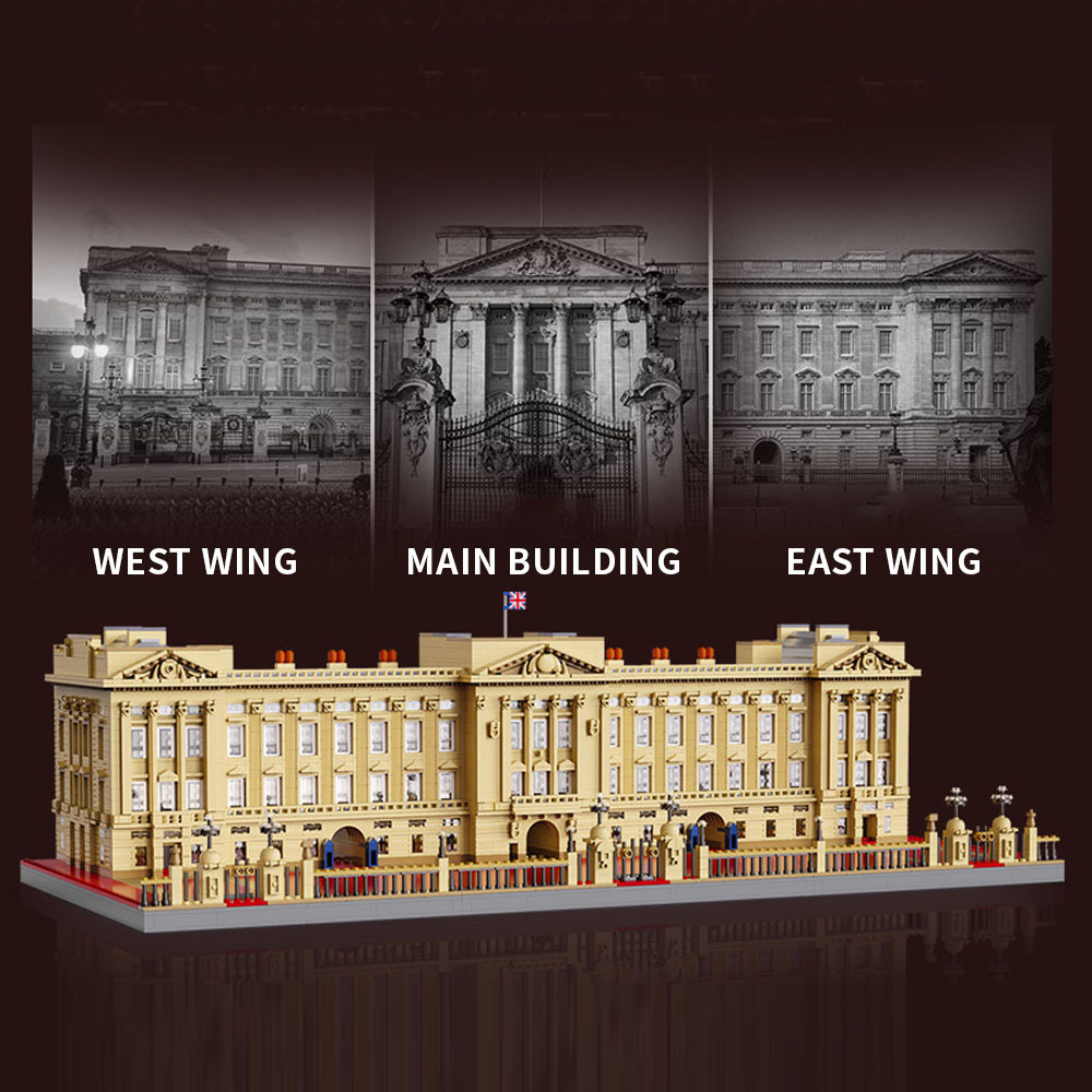 CADA Ideas Street View Buckingham Palace 5604Pcs Moc Model Modular Buidling Blocks Bricks Toys C61501