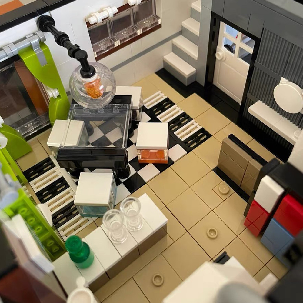 Morkmodel Creator Expert Street View CUBE Villa 3623Pcs Moc Model Modular Building Blocks Bricks Toys 10204
