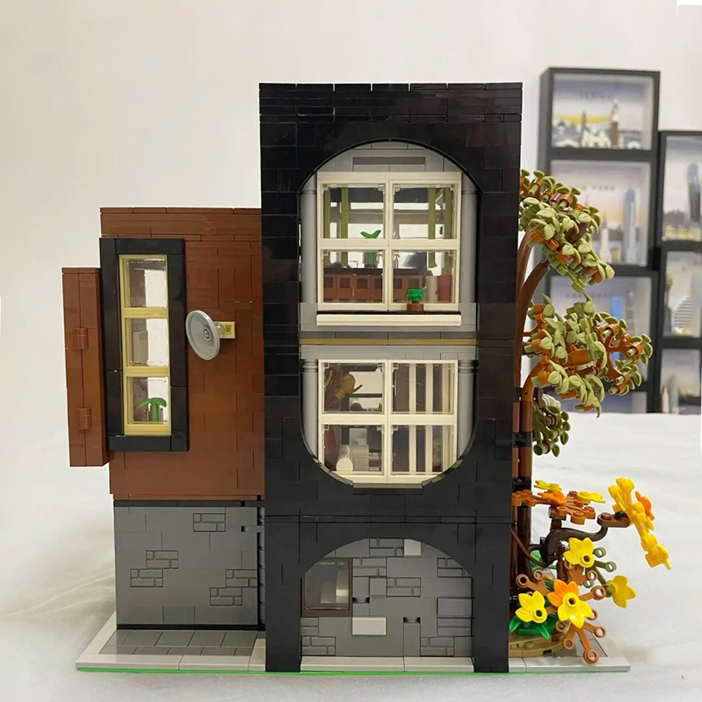 Xmork Creator Expert Street View Modern Villa 3300Pcs Moc Model Modular Building Blocks Bricks Toys 10205