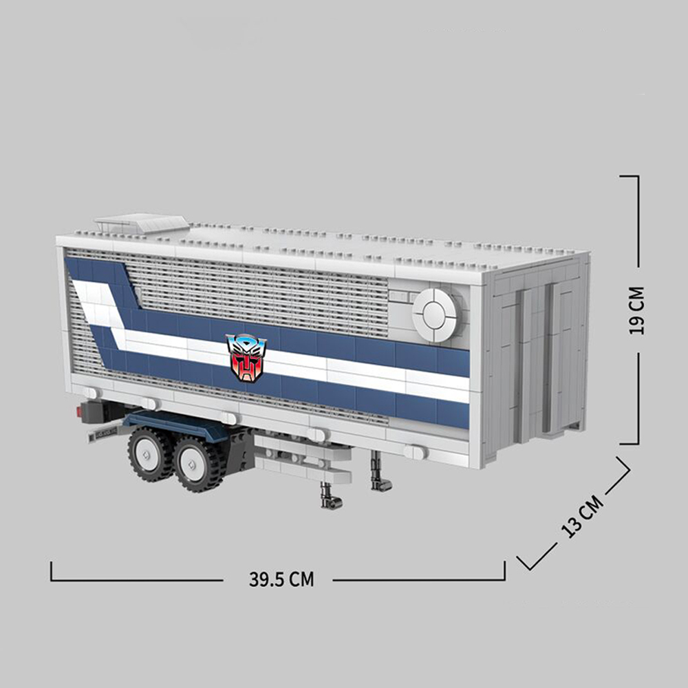 Transformers Optimus Prime Combined Carriage 1766Pcs Moc Model Modular Building Blocks Bricks Toys 77036