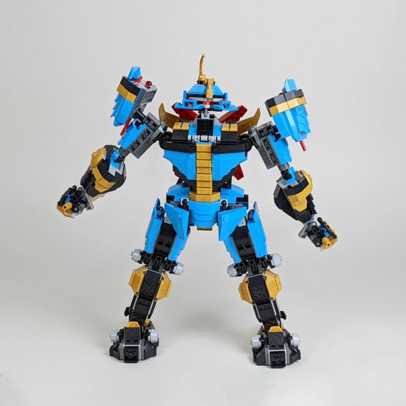 ZM Ninjago Nya's Samurai X MECH 1060Pcs With 8 Figures Moc Model Modular Building Blocks Bricks Toys 71775 60010