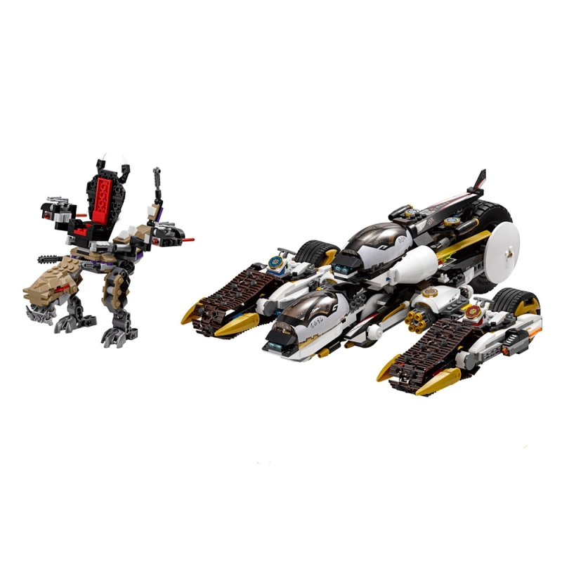 Ninjago Ultra Stealth Raider With Figures 1135Pcs Moc Model Modular Building Blocks Bricks Toys 70595 06038 10529