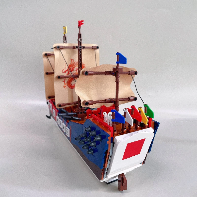 Jiestar Pirates Of The Caribbean Heros Ship 921Pcs Moc Model Modular Building Blocks Bricks Toys 58001