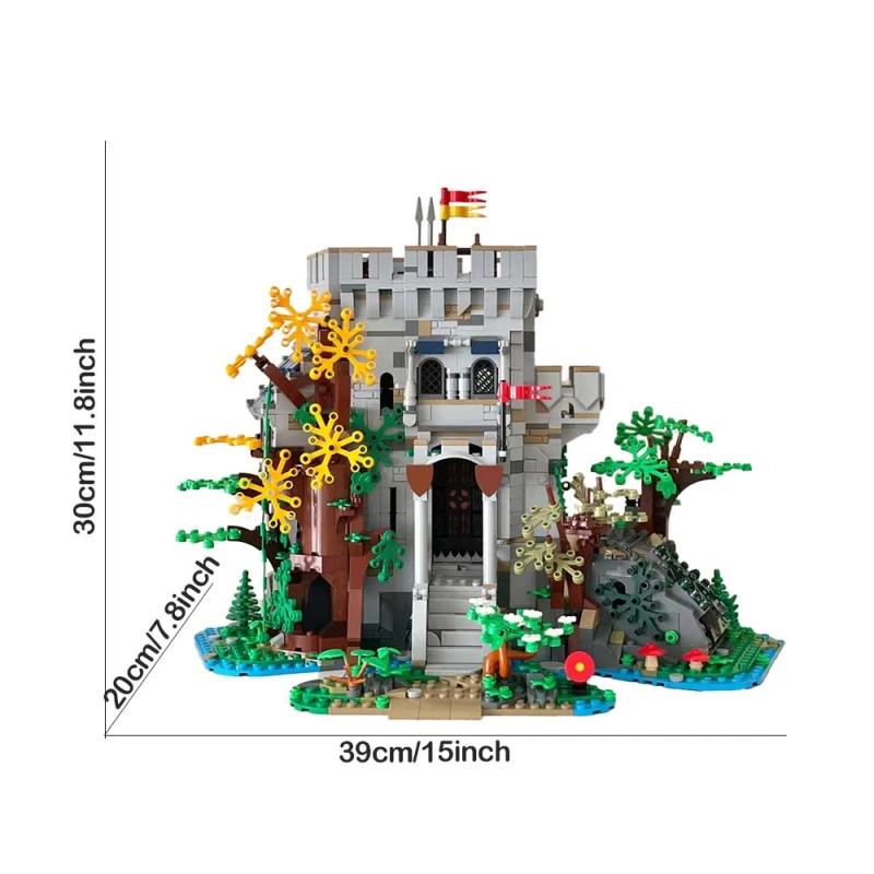 Creator Expert Ideas Castle in the Forest 1957Pcs Moc Model Modular Building Blocks Bricks Toys 910001 85668