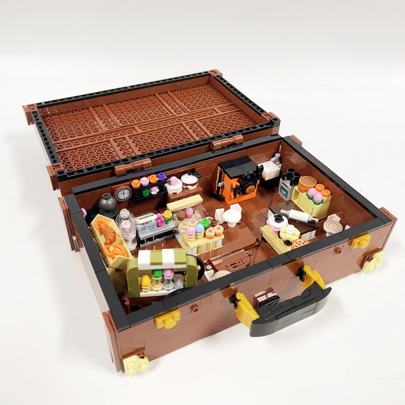 Movie Games Fantastic Beasts and Where to Find Them Sniff 1404Pcs Magic Suitcase Moc Model Modular Building Blocks Bricks Toys 21800