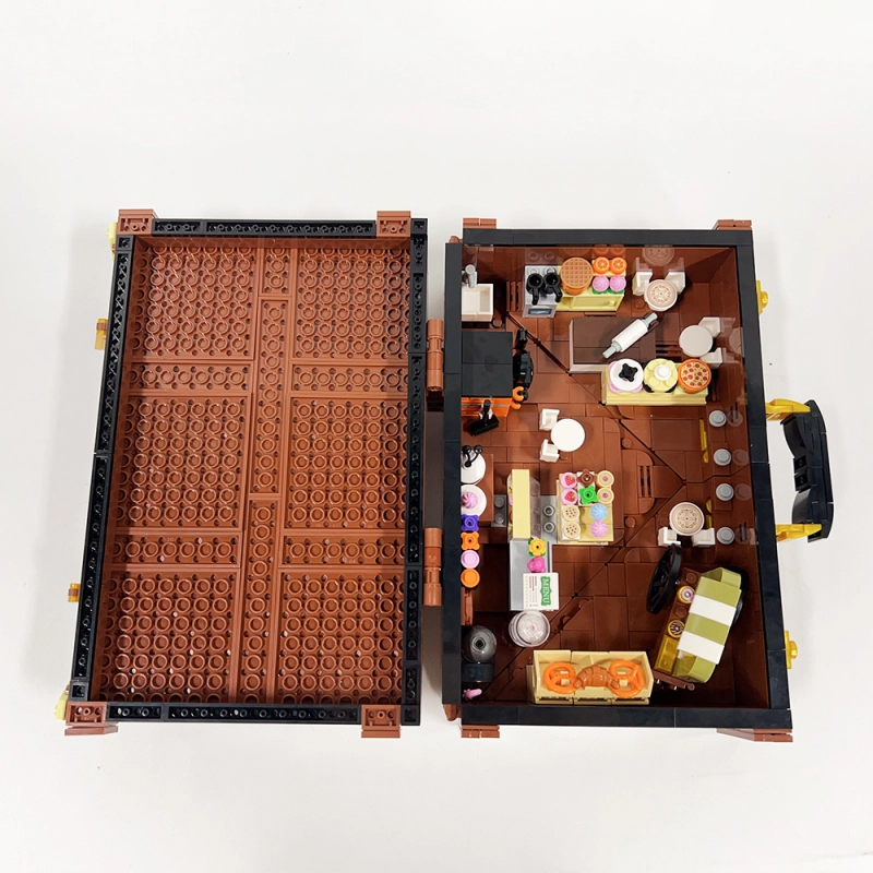 Movie Games Fantastic Beasts and Where to Find Them Sniff 1404Pcs Magic Suitcase Moc Model Modular Building Blocks Bricks Toys 21800