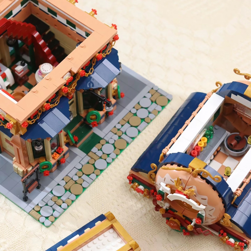 Baka Creator Expert Donut Dessert Workshop 2664Pcs With Inside Decoration Moc Model Modular Buidling Blocks Bricks Toys 33202