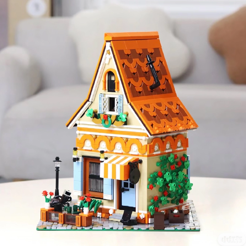 Baka Creator Expert Magic Flower Workshop 2445Pcs With Inside Decoration Moc Model Modular Buidling Blocks Bricks Toys 33206