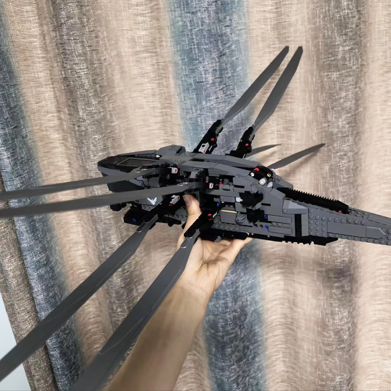 Dune Atreides Royal Ornithopter 1369Pcs With Figure Moc Model Modualr Building Blocks Bricks Toys 10327 63327