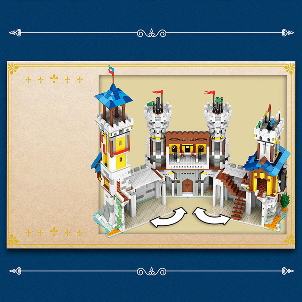 Castle 2722pcs Moc Model Modular Building Blocks Bricks Toys RE66006