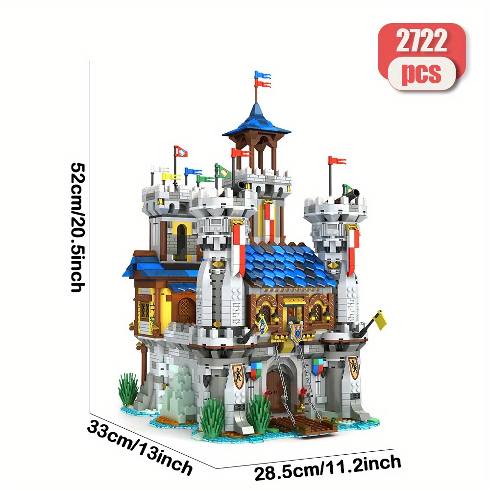 Castle 2722pcs Moc Model Modular Building Blocks Bricks Toys RE66006