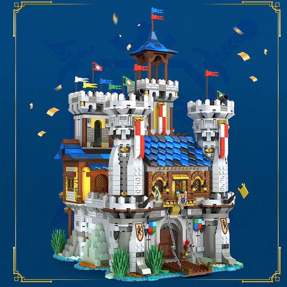 Castle 2722pcs Moc Model Modular Building Blocks Bricks Toys RE66006