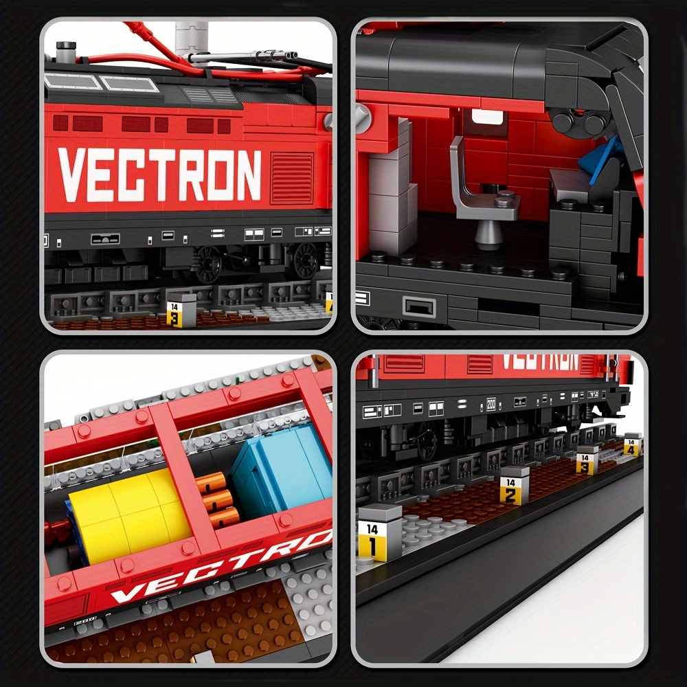 Train 1889pcs Moc Model Modular Building Blocks Bricks Toys RE66019