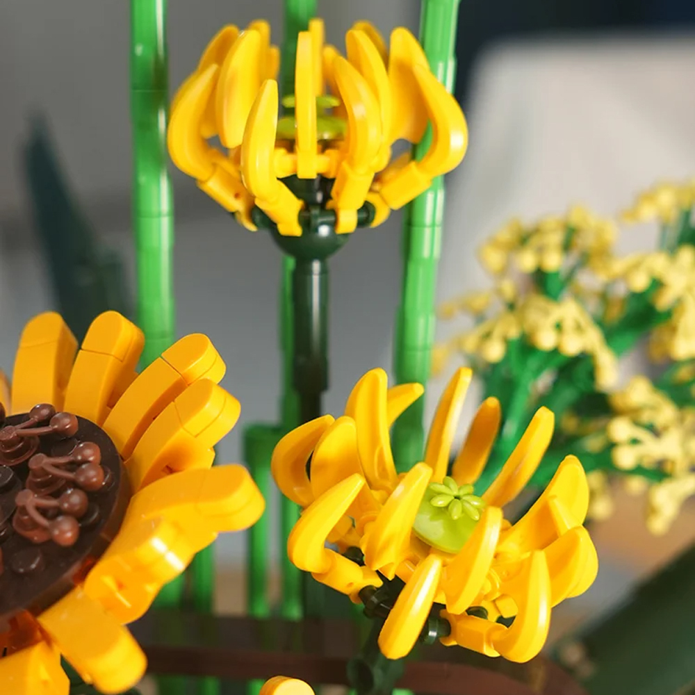 Mould King Ideas Flower World Birds Of Paradise 1608pcs Building Blocks Bricks Toys 10024S Home Decoration