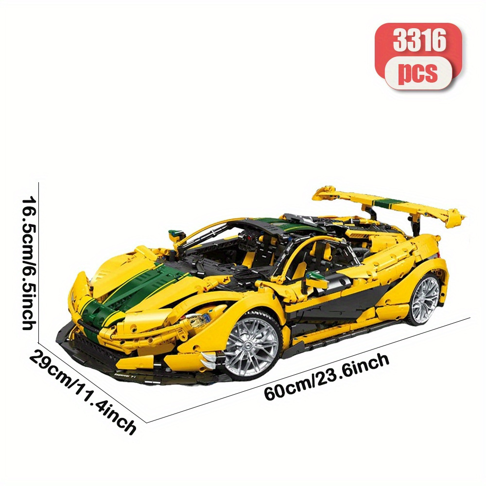 Super Racing Car 3316pcs Moc Model Modular Building Blocks Bricks Toys JS91101