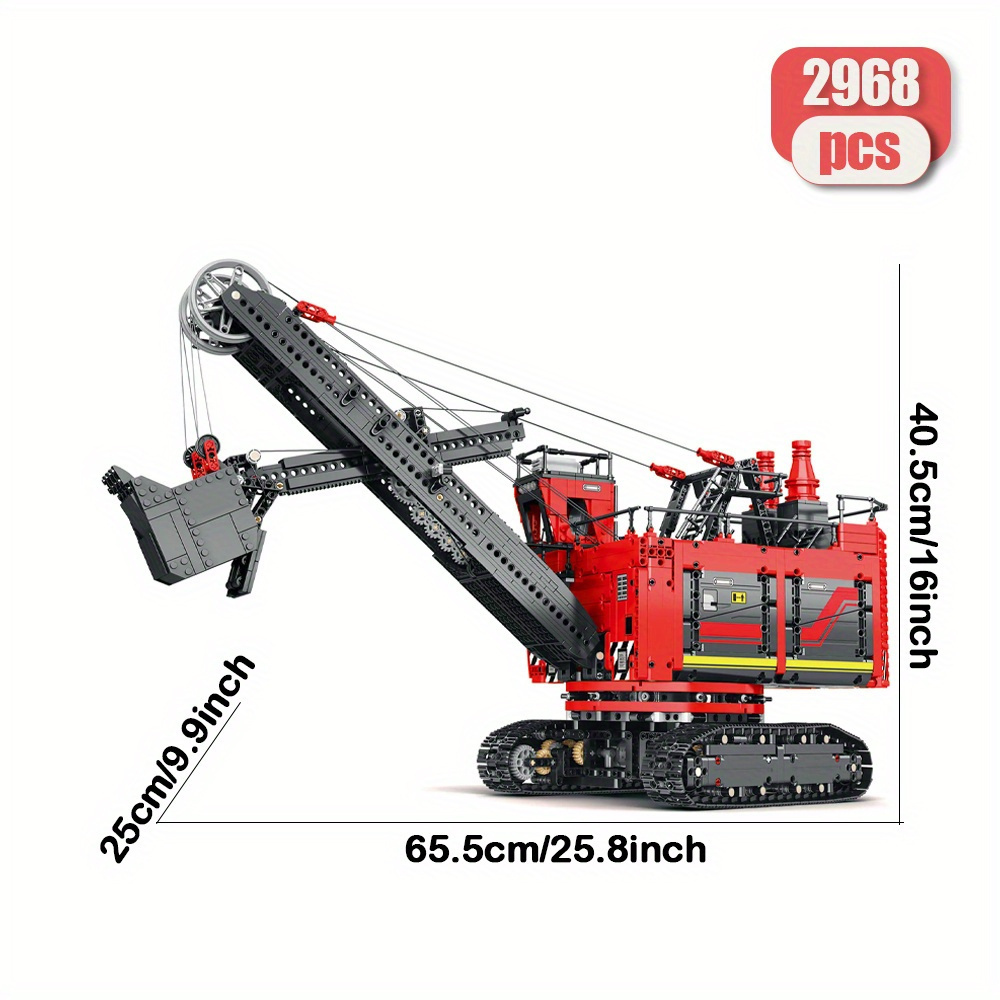 Excavator 2968pcs Moc Model Modular Building Blocks Bricks Toys RE22014