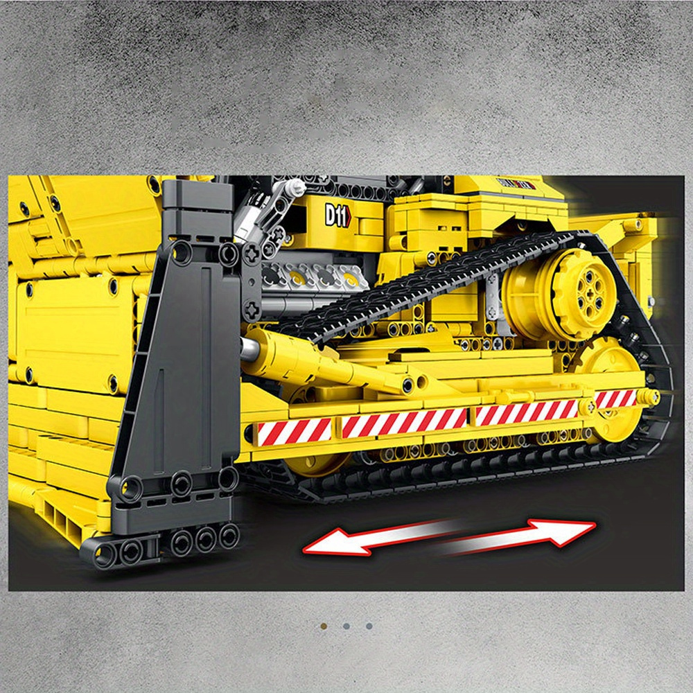 Bulldozer 1988pcs Moc Model Modular Building Blocks Bricks Toys RE22001