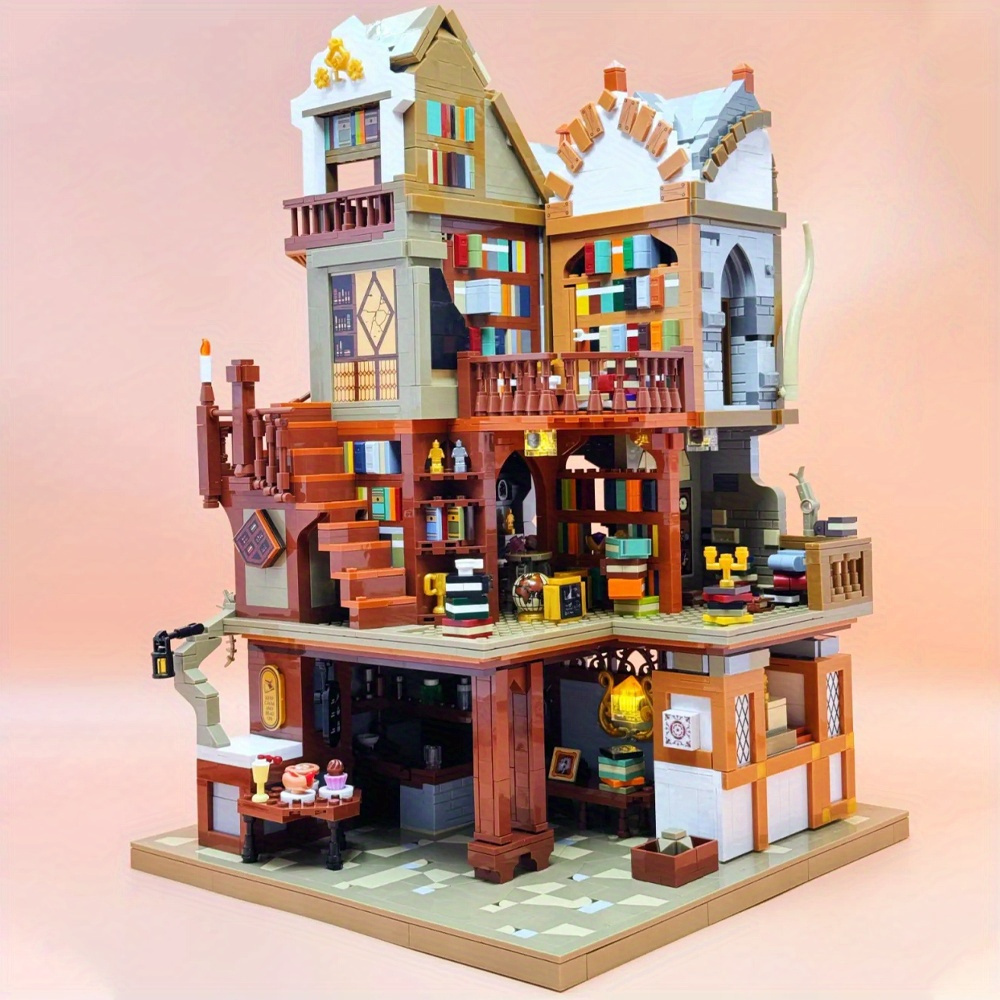 Library 3294pcs Moc Model Modular Building Blocks Bricks Toys JS57016