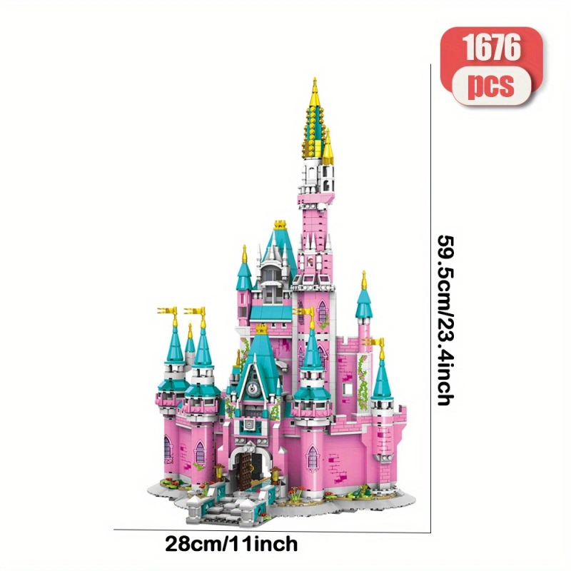 Castle 1676pcs Moc Model Modular Building Blocks Bricks Toys SX9021