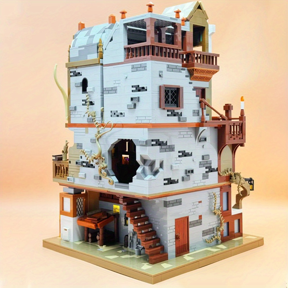 Library 3294pcs Moc Model Modular Building Blocks Bricks Toys JS57016