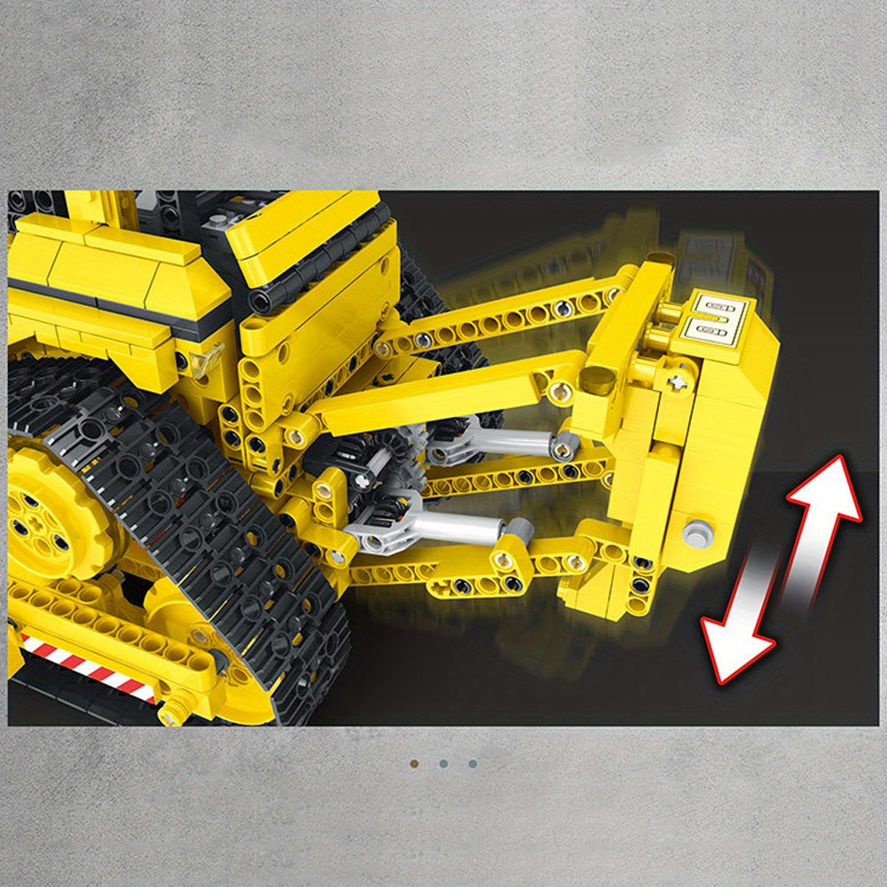 Bulldozer 1988pcs Moc Model Modular Building Blocks Bricks Toys RE22001
