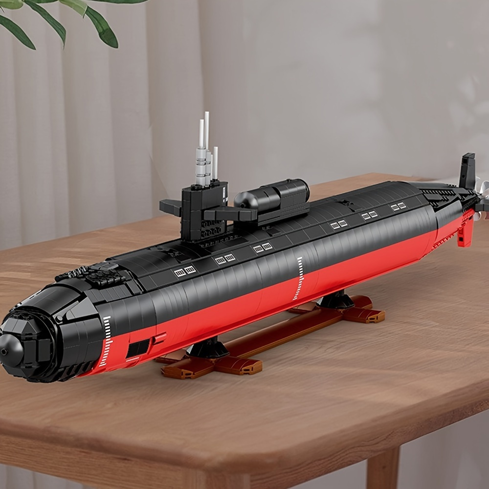 Attack Submarine 2988pcs Moc Model Modular Building Blocks Bricks Toys RE33049