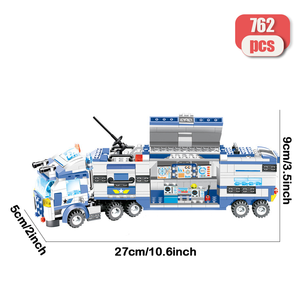 Swat City 762pcs Moc Model Modular Building Blocks Bricks Toys PX130