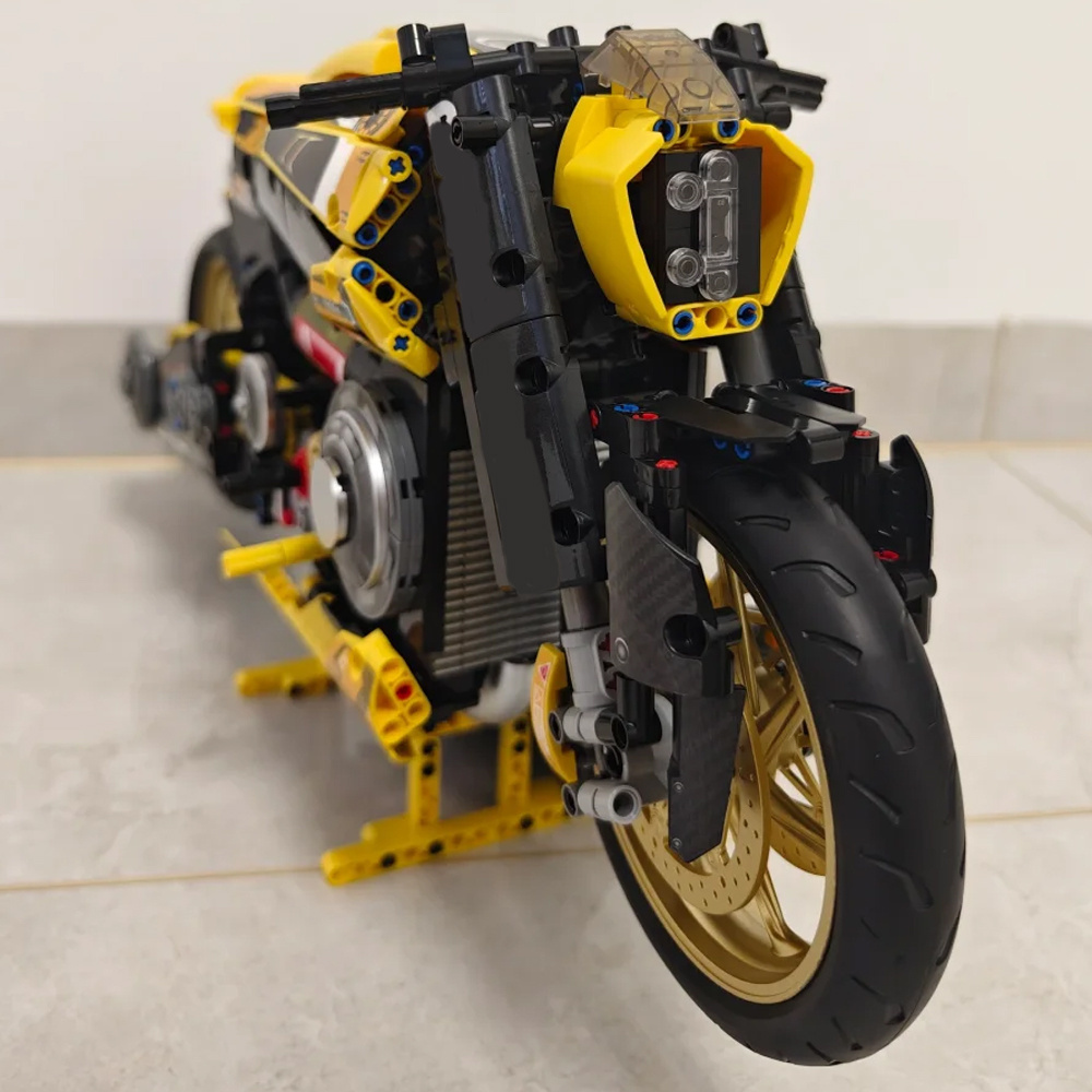 Motorcycle 1981pcs Moc Model Modular Building Blocks Bricks Toys K10506