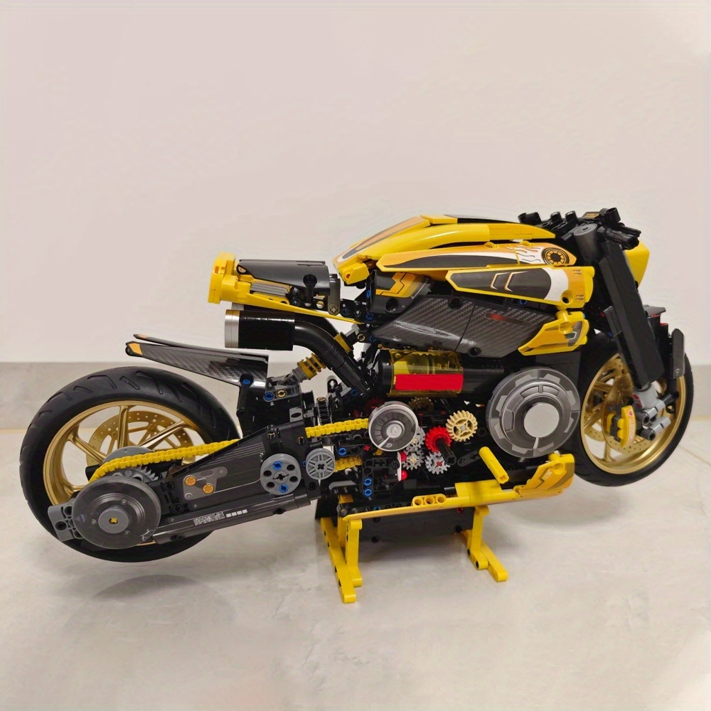 Motorcycle 1981pcs Moc Model Modular Building Blocks Bricks Toys K10506