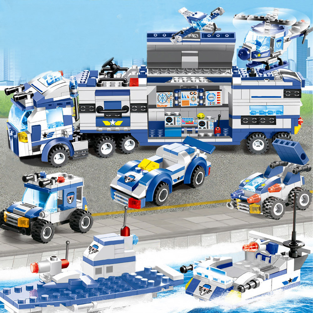 Swat City 762pcs Moc Model Modular Building Blocks Bricks Toys PX130