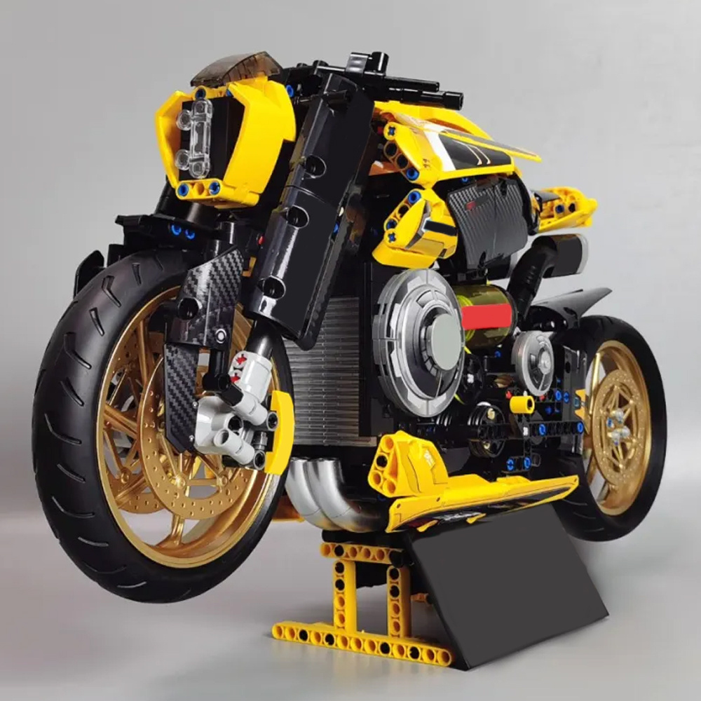 Motorcycle 1981pcs Moc Model Modular Building Blocks Bricks Toys K10506