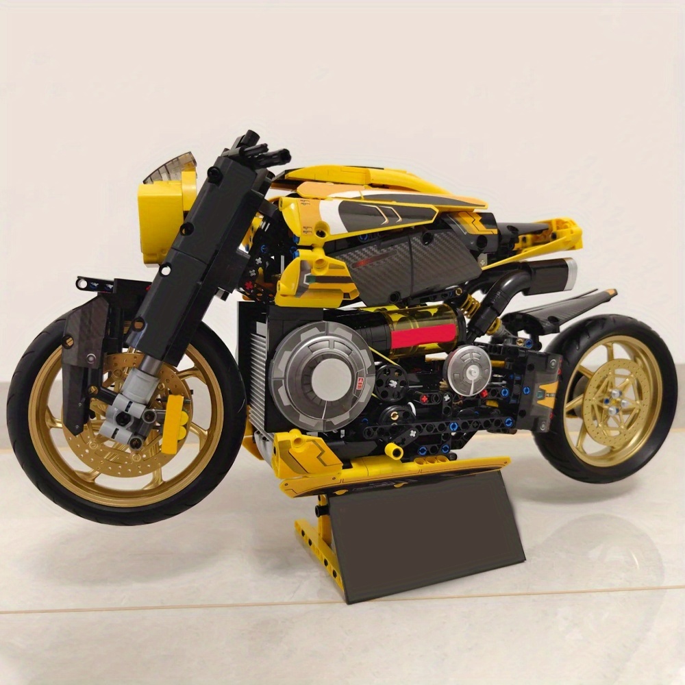 Motorcycle 1981pcs Moc Model Modular Building Blocks Bricks Toys K10506