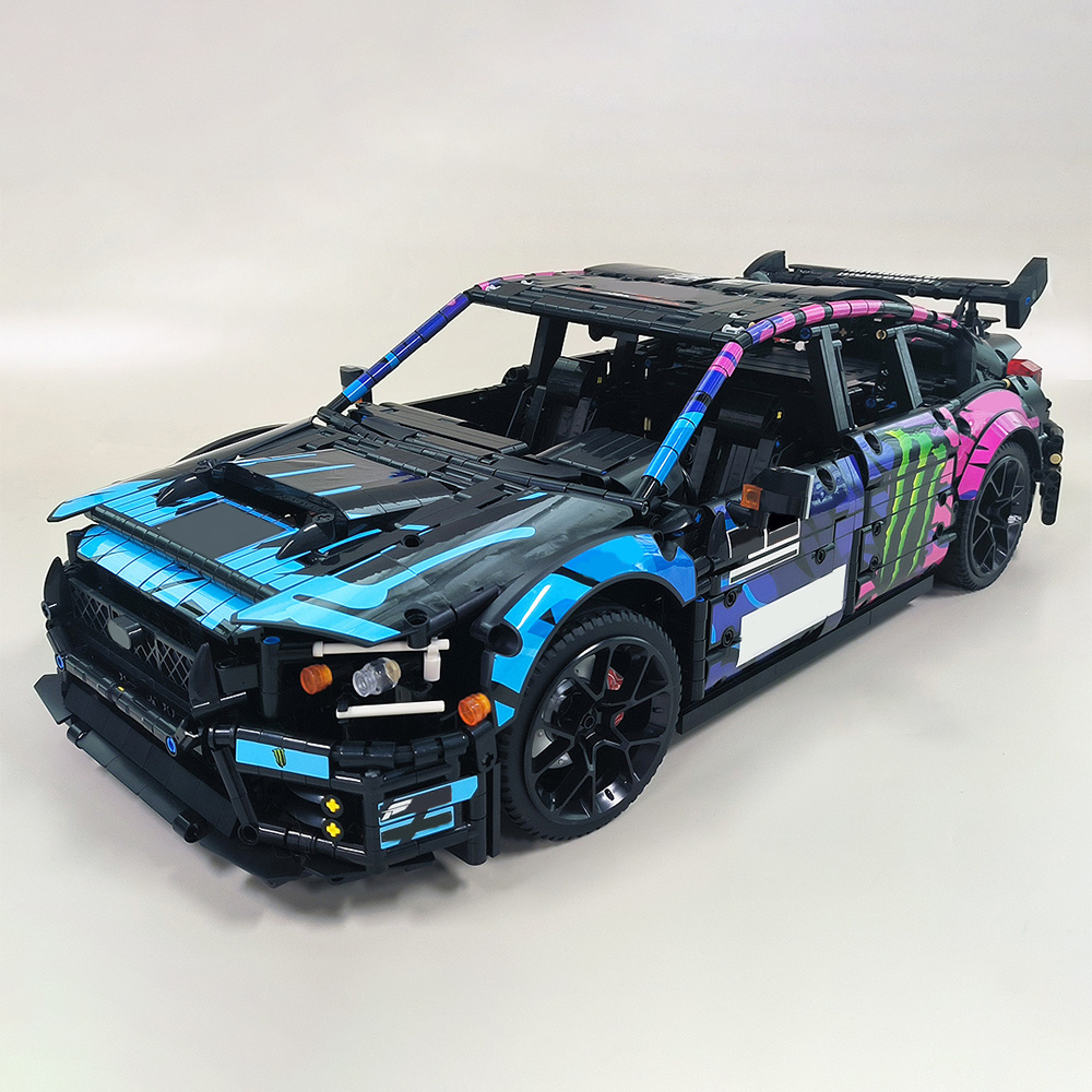 Super Racing Car 2978pcs Moc Model Modular Building Blocks Bricks Toys JS57010