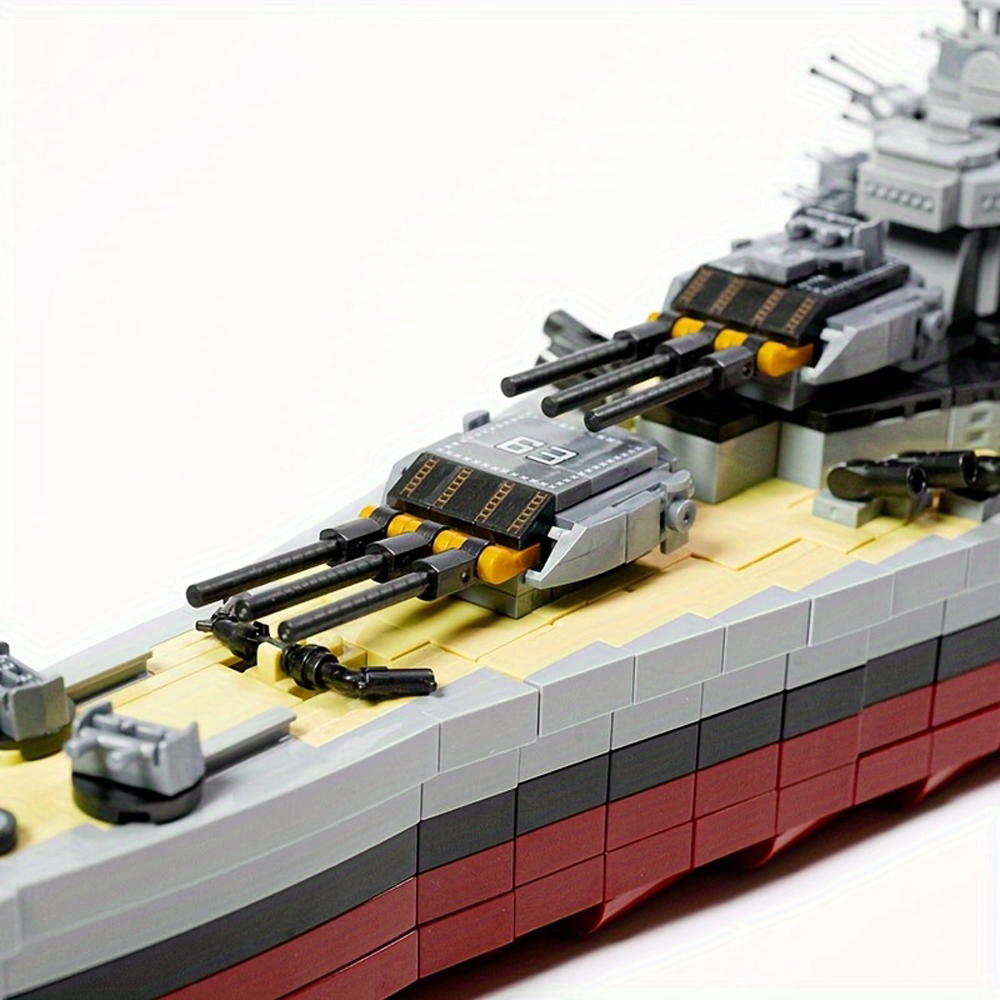 Iowa-Class Battleship 2228Pcs Building Blocks Toys Set Home Decor Perfect New Year Christmas Birthday Gifts For Friends