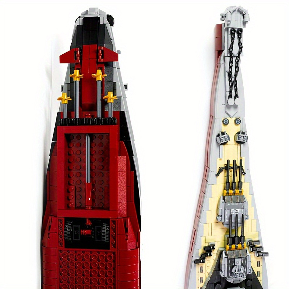 Iowa-Class Battleship 2228Pcs Building Blocks Toys Set Home Decor Perfect New Year Christmas Birthday Gifts For Friends